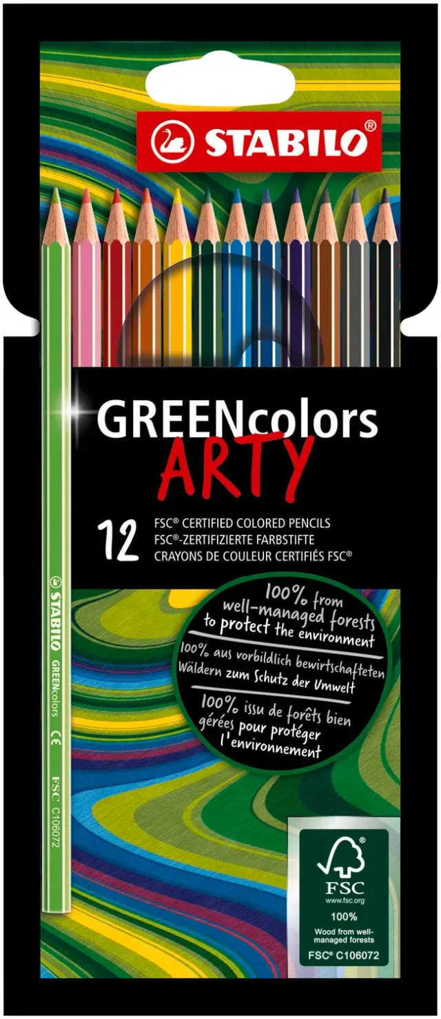 STABILO GREENcolors Buntstift 3 mm Holz