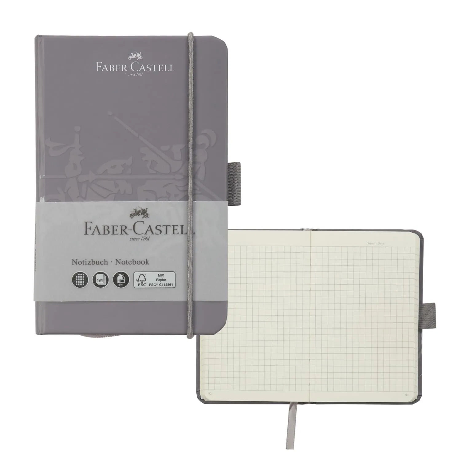 Faber-Castell 44358 Notizbuch kariert 100 g/m²