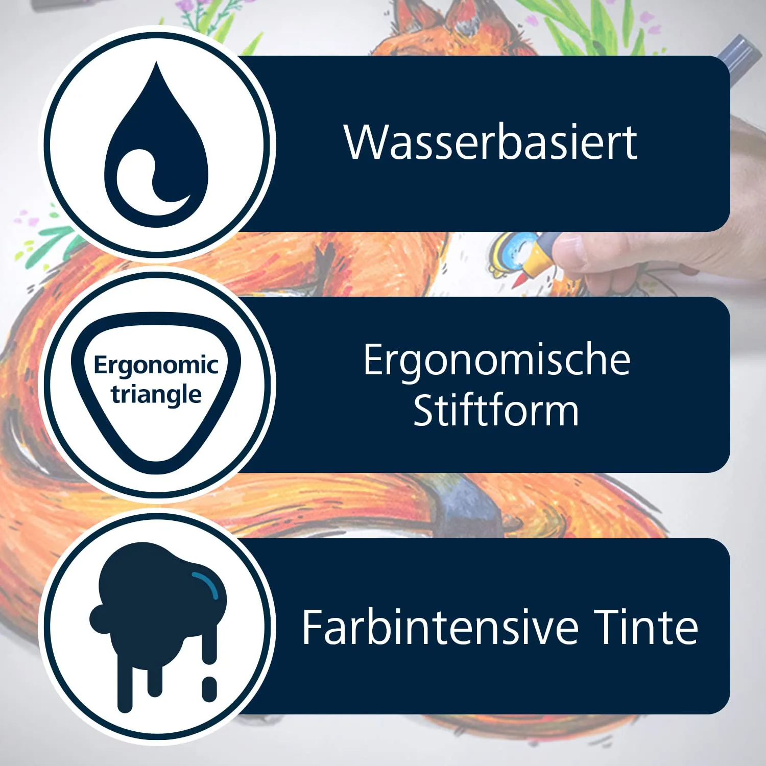 Schneider Paint-It 040 Twinmarker Ersatzpatronen Blender 2 Stück