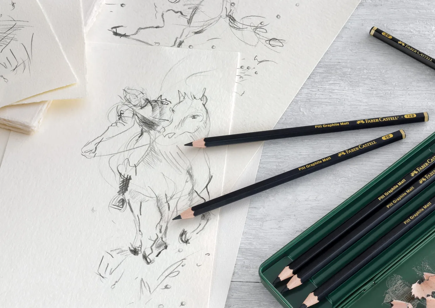 Faber-Castell Pitt Graphite Matt Bleistift-Set ultramatt