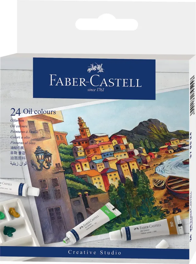 Faber-Castell Ölfarben Set Tuben hochpigmentiert