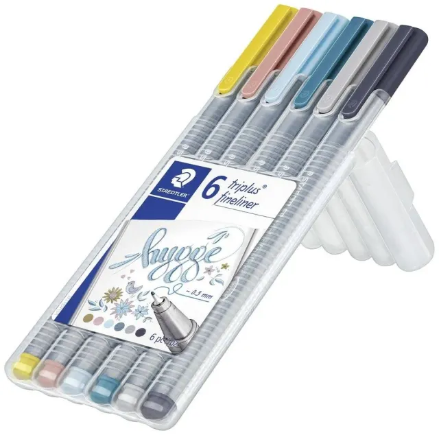 STAEDTLER triplus 334 Fineliner 0,3 mm 6er Hygge