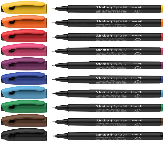 Schneider Topliner 967 Fineliner 0,4 mm