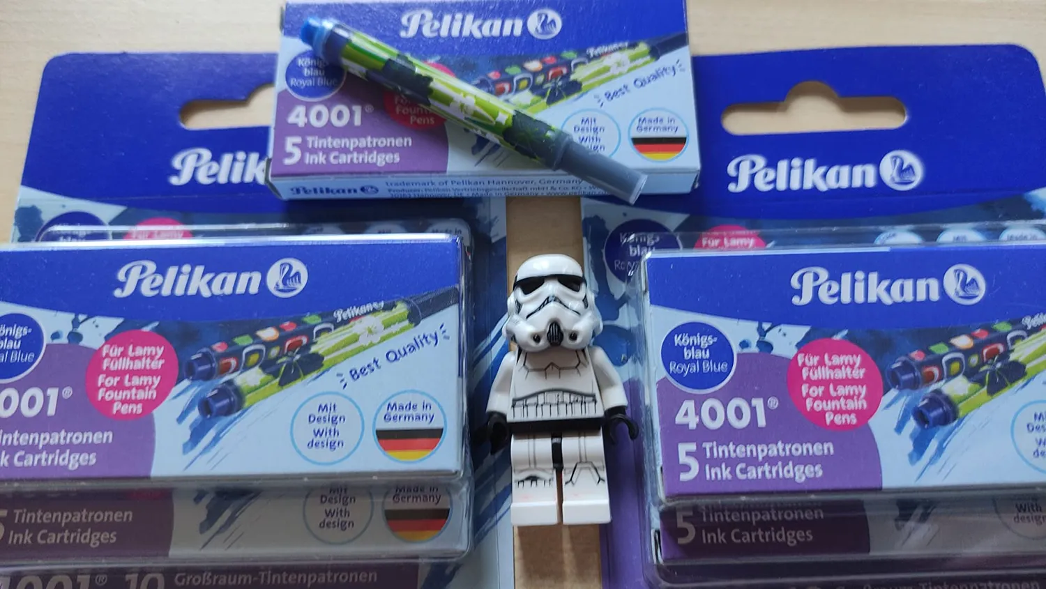 Pelikan 4001 Tintenpatrone Königsblau Lamy