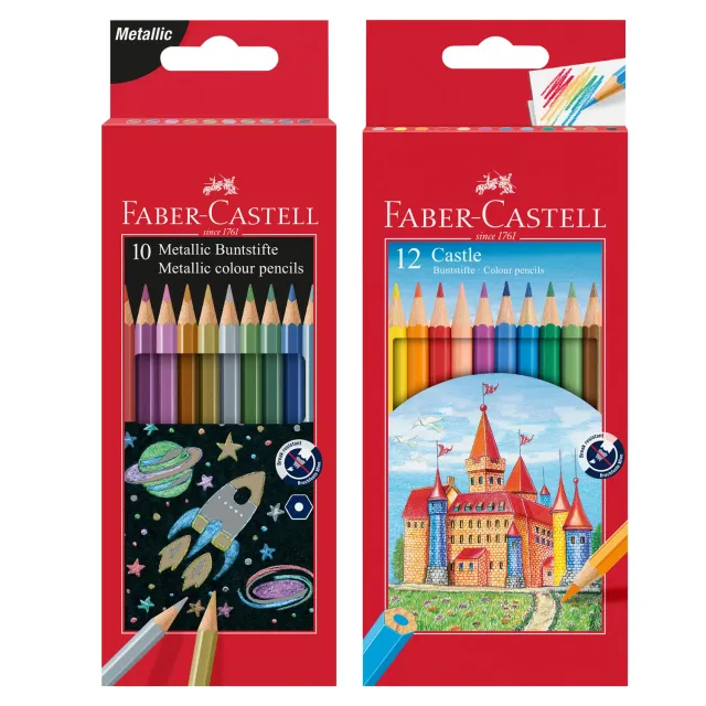 Faber-Castell Basic & Metallic Buntstifte-Set 22-teilig