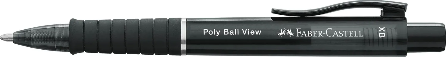 Faber-Castell Poly Ball View Kugelschreiber XB dokumentenecht