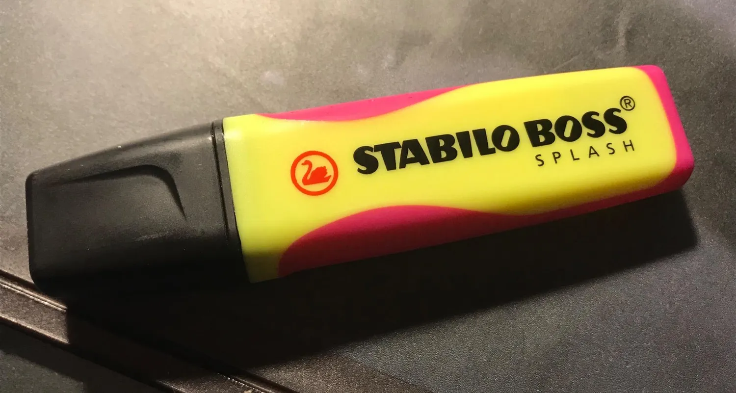 STABILO BOSS SPLASH Textmarker Keil nachfüllbar