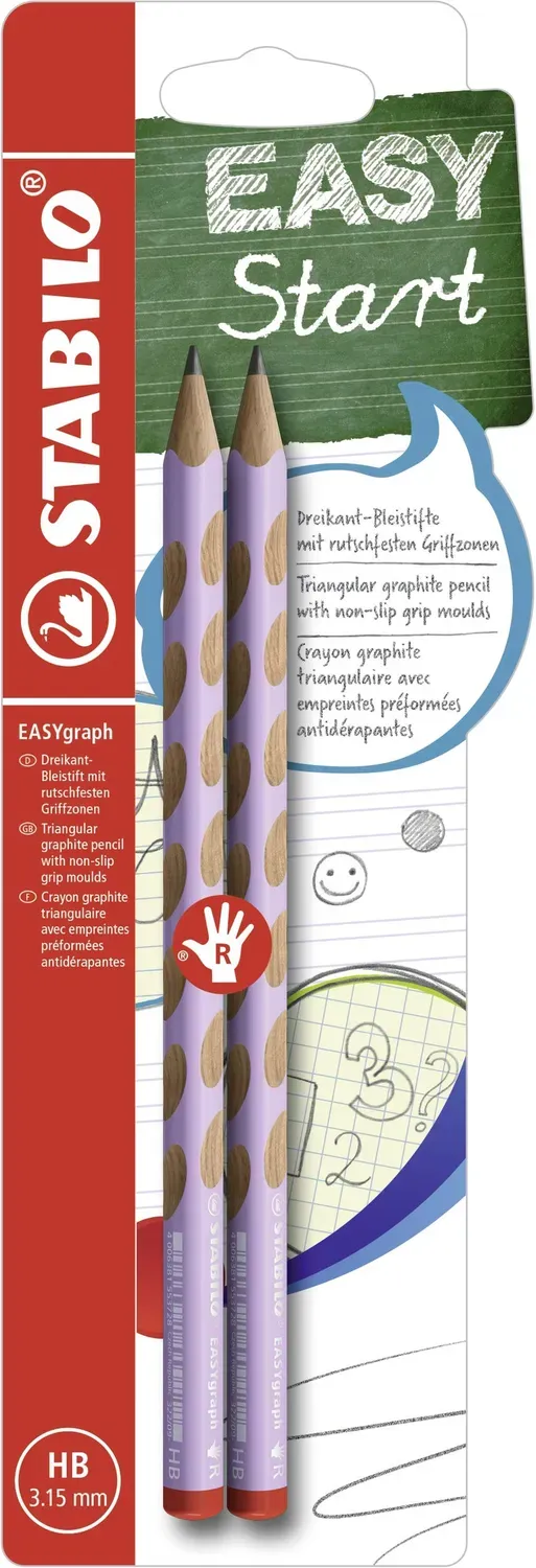 STABILO EASYgraph Bleistift HB für Rechtshänder