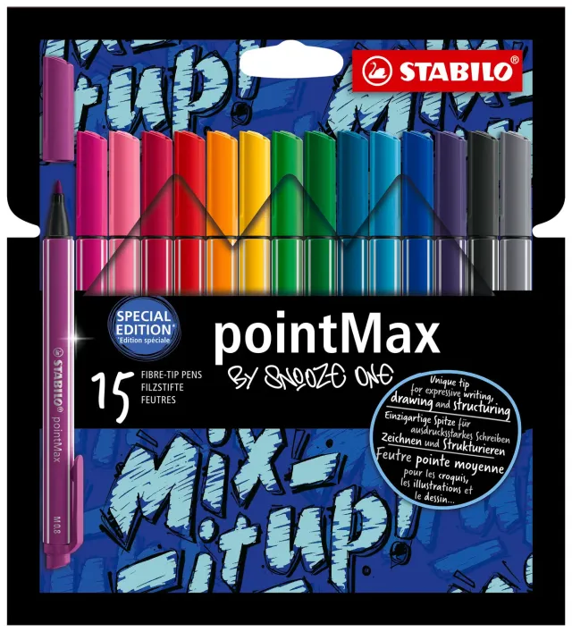 STABILO pointMax Filzschreiber Snooze One, 0,8 mm