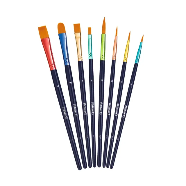 Pelikan Schulpinsel-Set Pinsel 8er-Etui Synthetikhaar