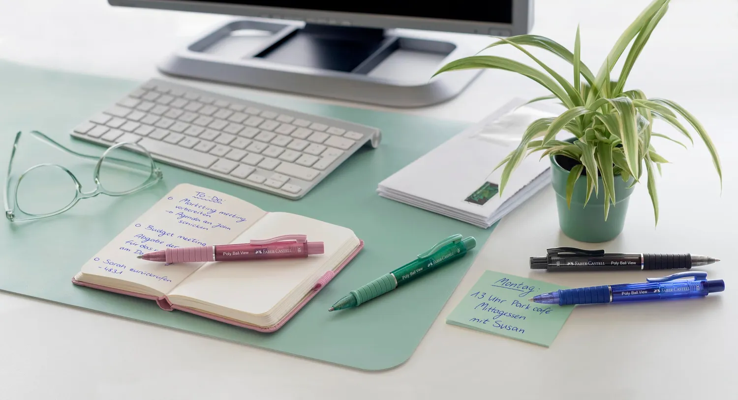 Faber-Castell Poly Ball View Kugelschreiber XB dokumentenecht