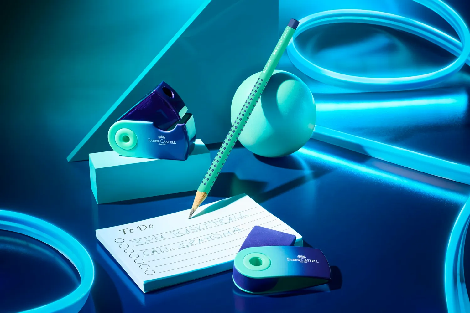 Faber-Castell Grip 2001 Flow Schreibset 4-teilig