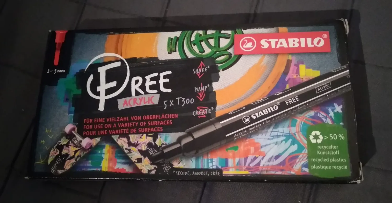 STABILO FREE Acrylic T300 Acrylmarker