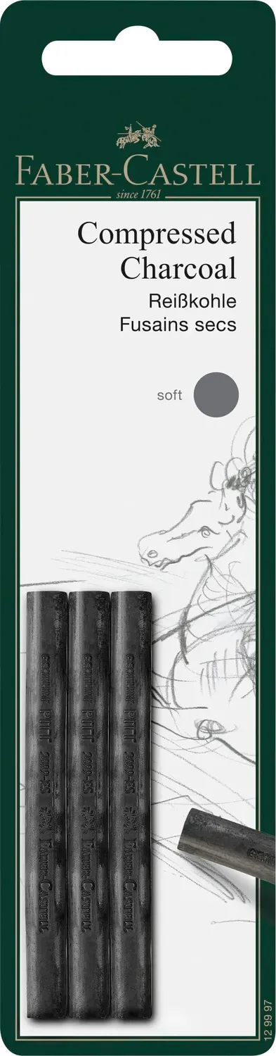 Faber-Castell Pitt Reißkohle 3-teilig