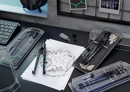 Faber-Castell Future Look 574453 Zirkel Metall mit Minen