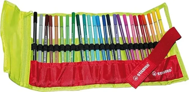 STABILO Pen 68 Filzstift Rollerset aquarellierbar