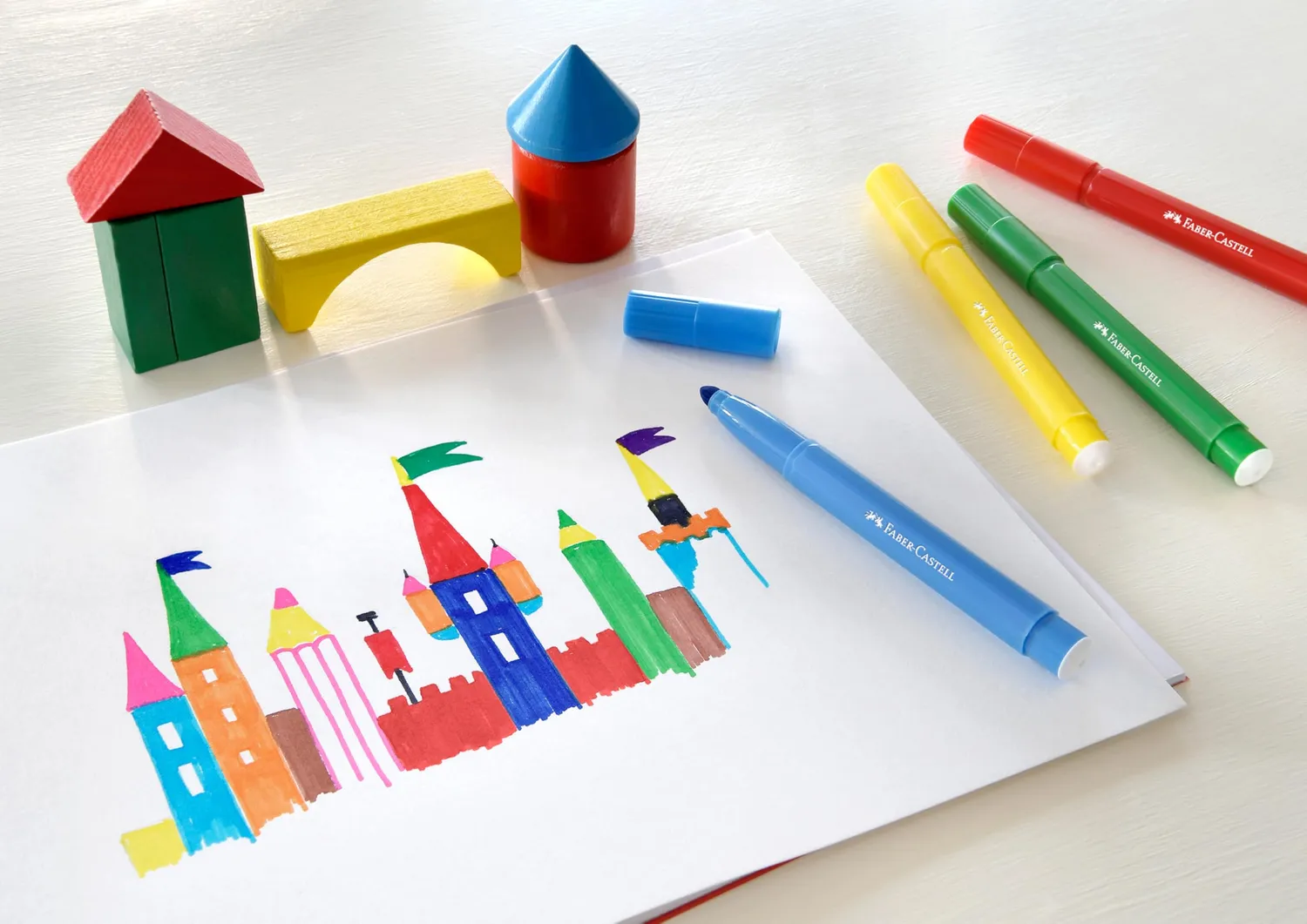 Faber-Castell Jumbo Filzstifte 24er auswaschbar