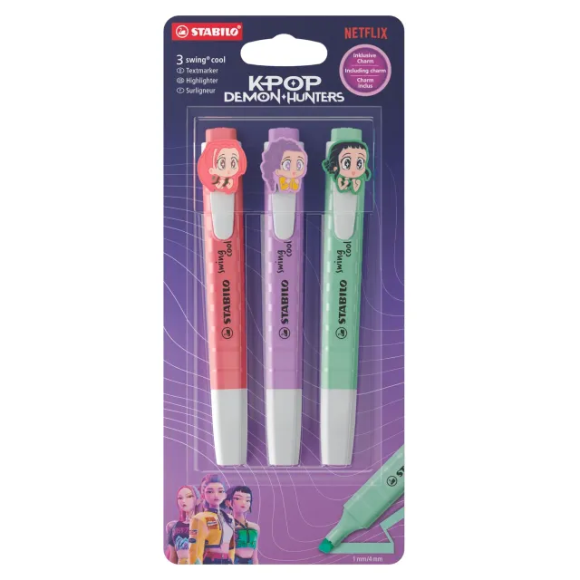 STABILO swing cool KPop Demon Hunters Textmarker