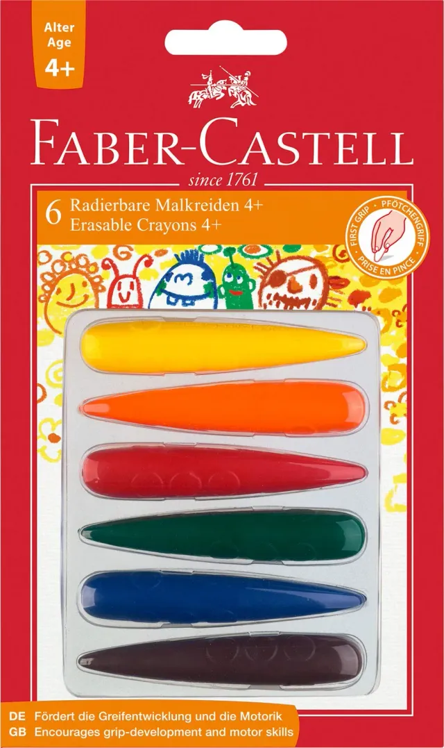 Faber-Castell Finger Wachsmalstifte für Kinder