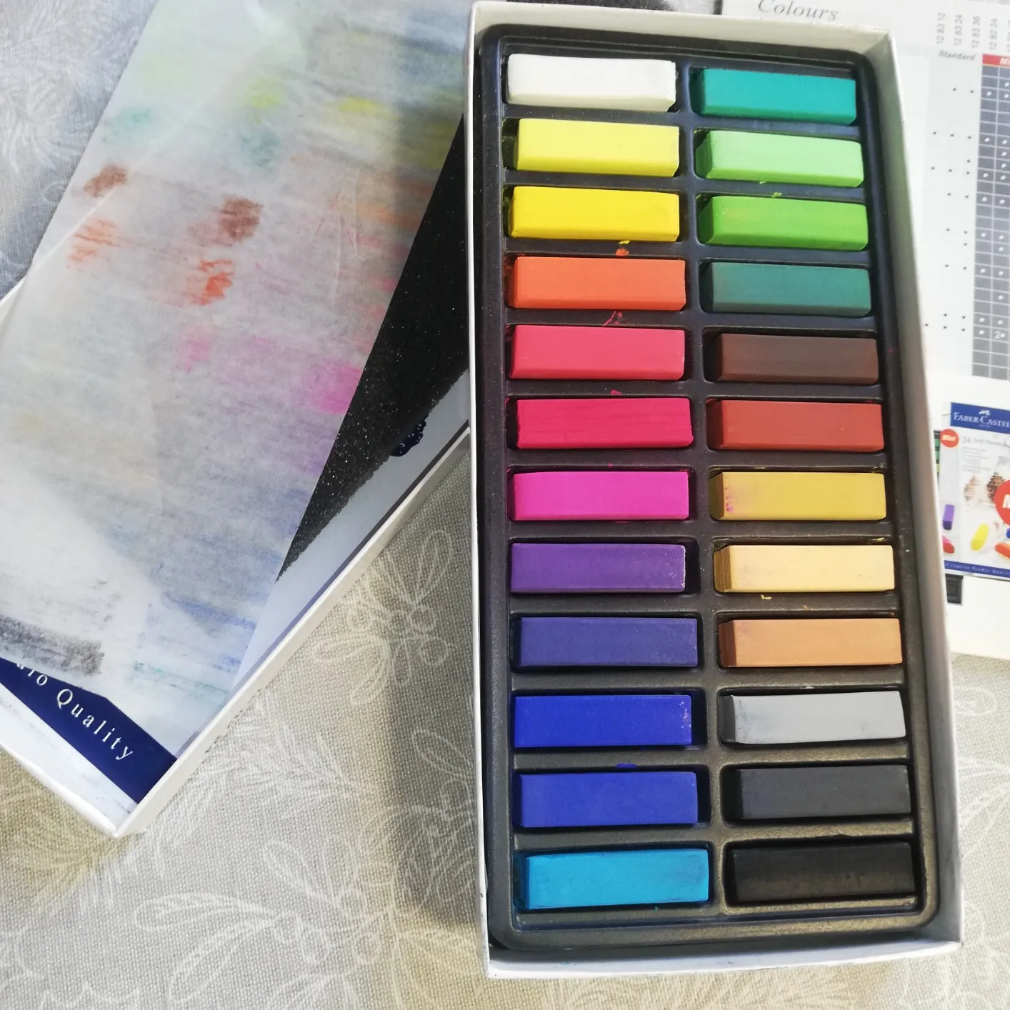 Faber-Castell Mini Softpastellkreide Set Kartonetui deckend