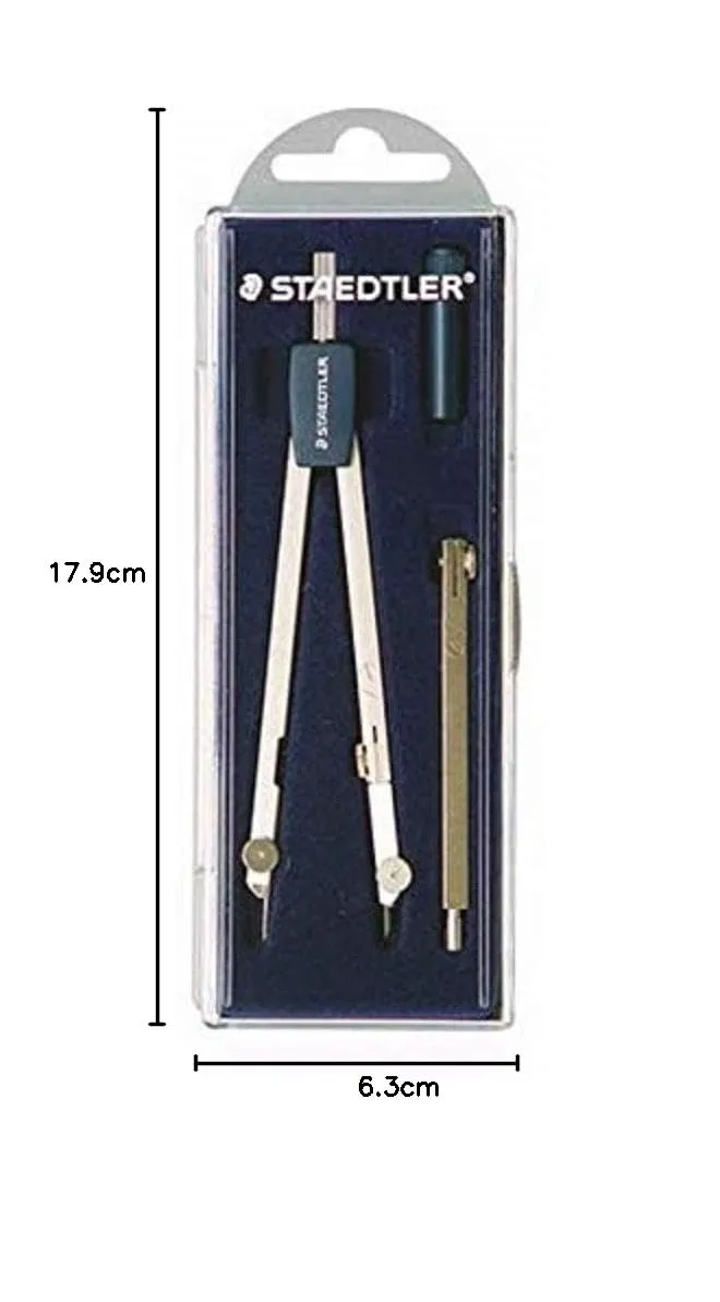 Staedtler 559 C03 ST Zirkel-Set Messing Klappetui