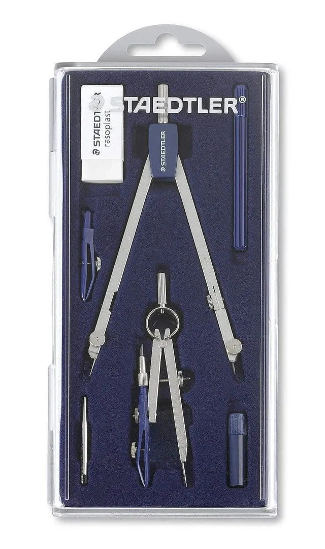 STAEDTLER 559 C07 ST Zirkel-Set 210 mm Messing