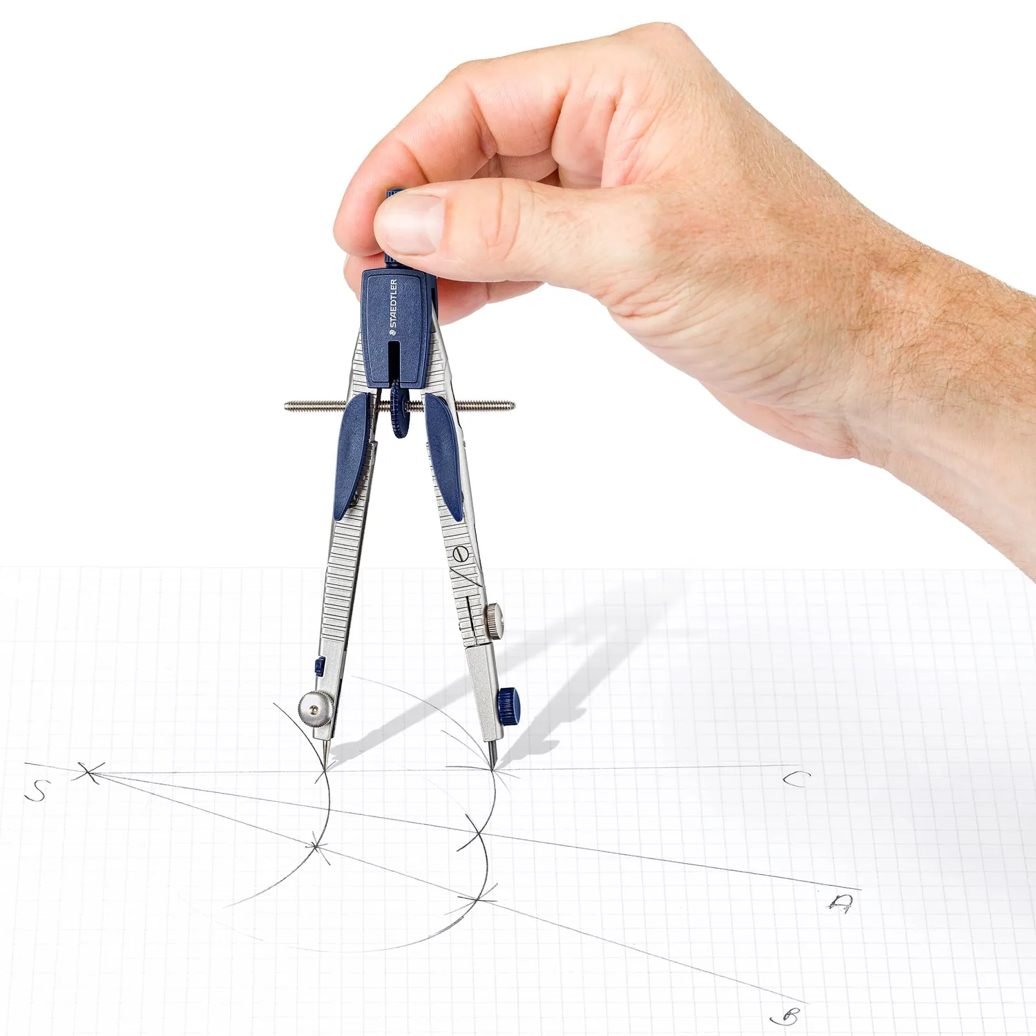 STAEDTLER 553 01 Schnellverstellzirkel 360 mm