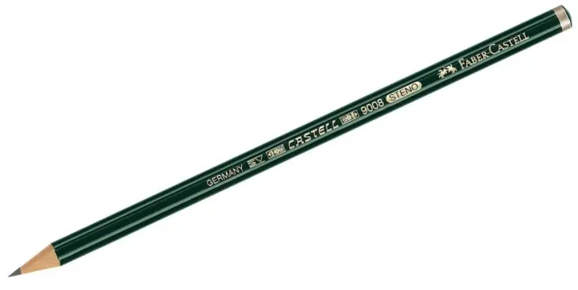 Faber-Castell Castell Steno 9008 Bleistift grün