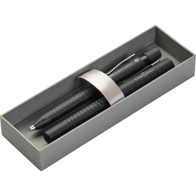 Faber-Castell Grip 2011 Füller-Set schwarz 2-teilig