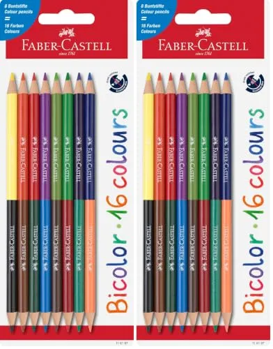 Faber-Castell Bicolor Buntstifte zweifarbig