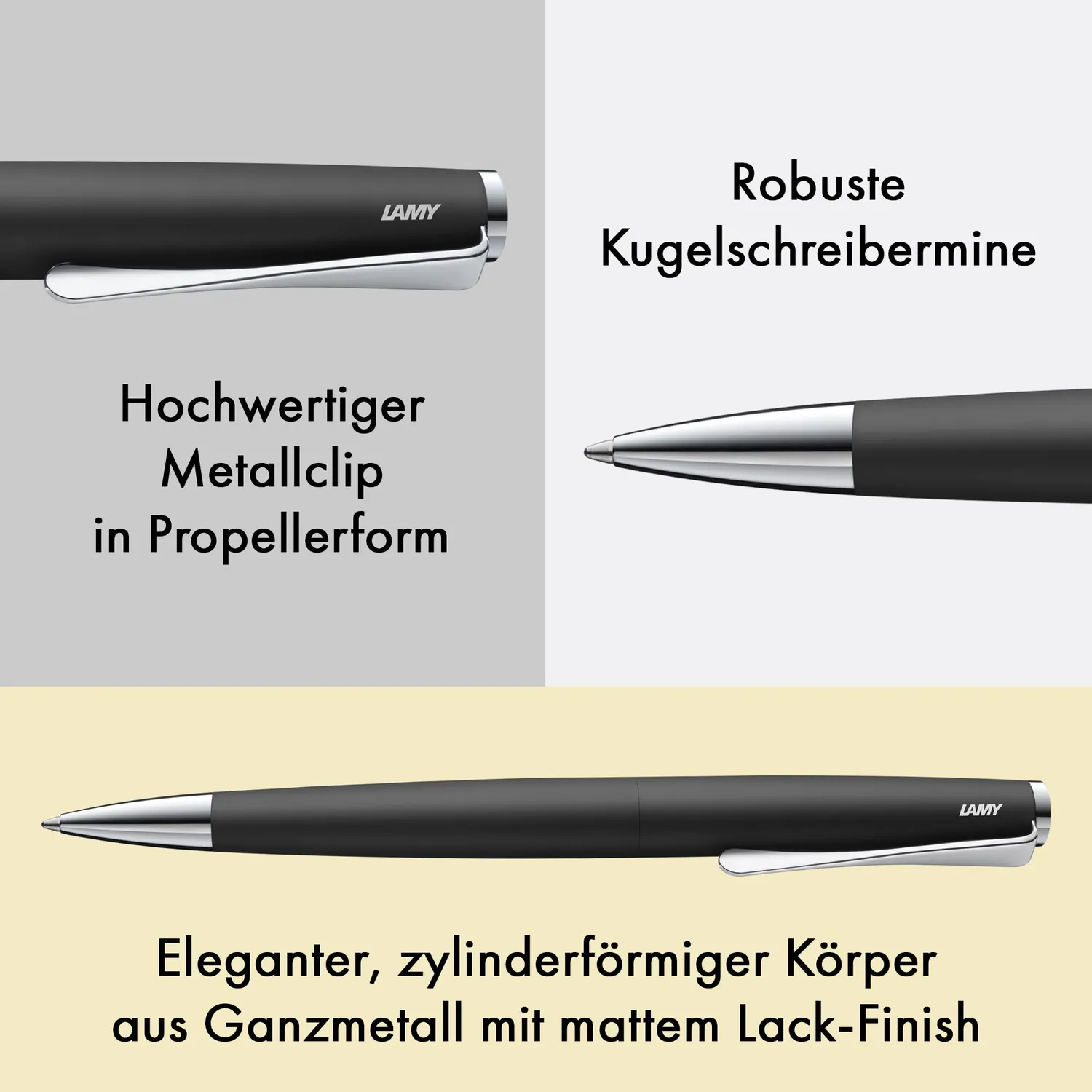 LAMY studio Kugelschreiber M Ganzmetall