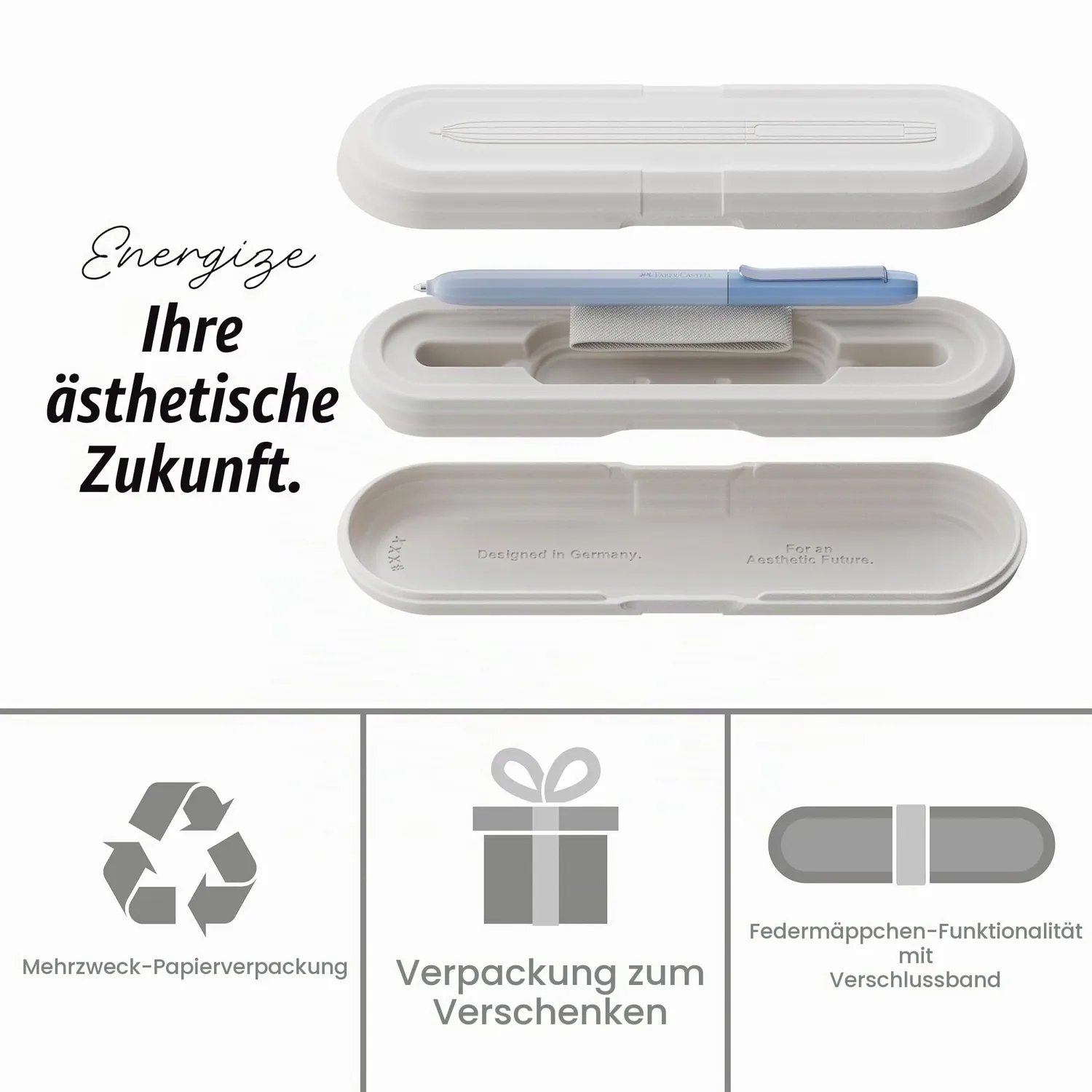 Faber-Castell Avori Inner Fire XB Kugelschreiber recycelt