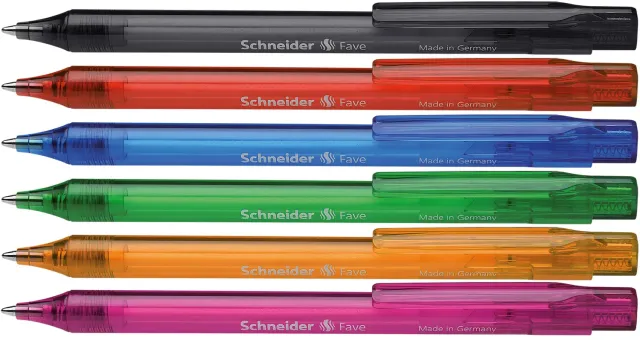 Schneider Fave Kugelschreiber M 50er sortiert dokumentenecht