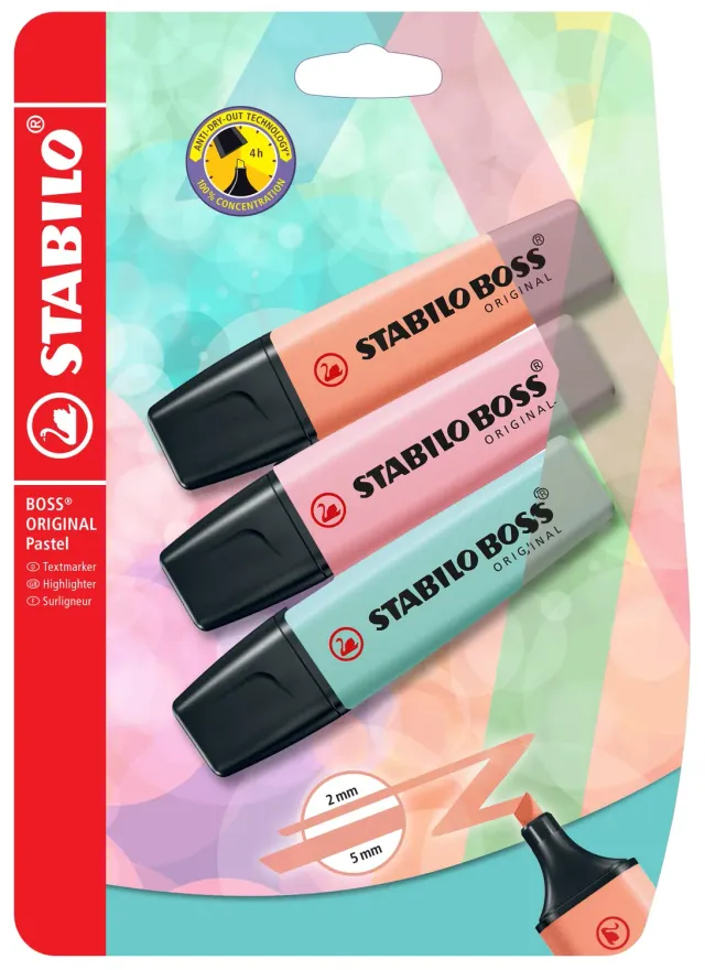 STABILO BOSS ORIGINAL Pastel Textmarker