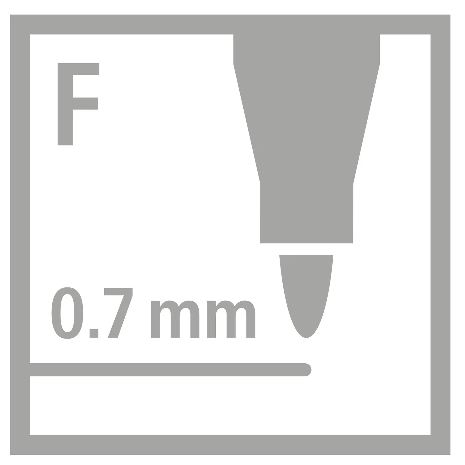 STABILO Trio A-Z Filzstift 0,7 mm