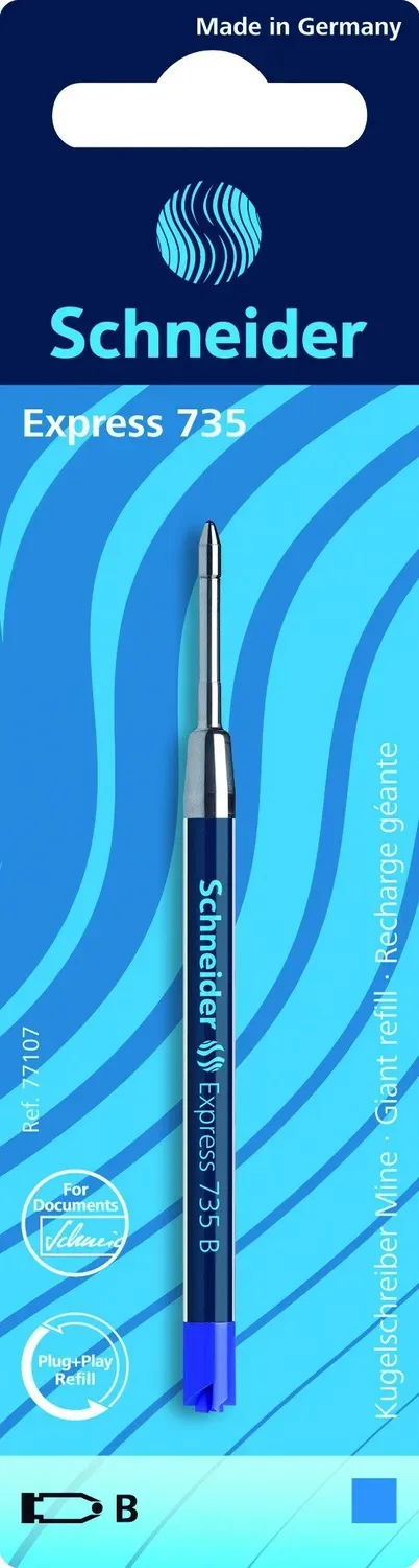 Schneider Express 735 Kugelschreibermine B blau dokumentenecht