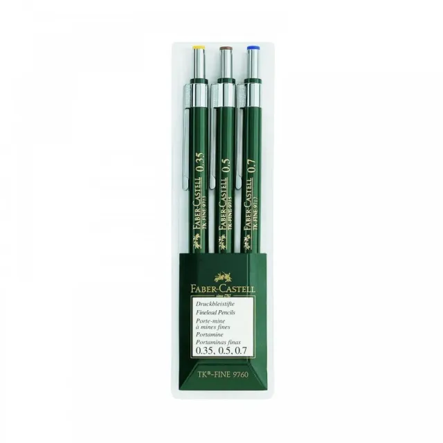 Faber-Castell TK-FINE 9760 Druckbleistifte-Set HB
