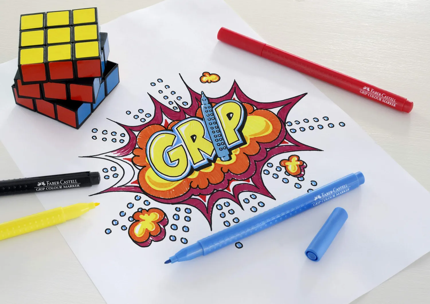 Faber-Castell Grip Colour Marker Fasermaler Set
