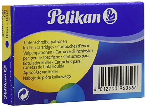 Pelikan griffix Tintenroller-Patronen blau löschbar