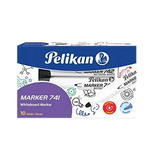 Pelikan 741 Whiteboard-Marker Rundspitze 10er