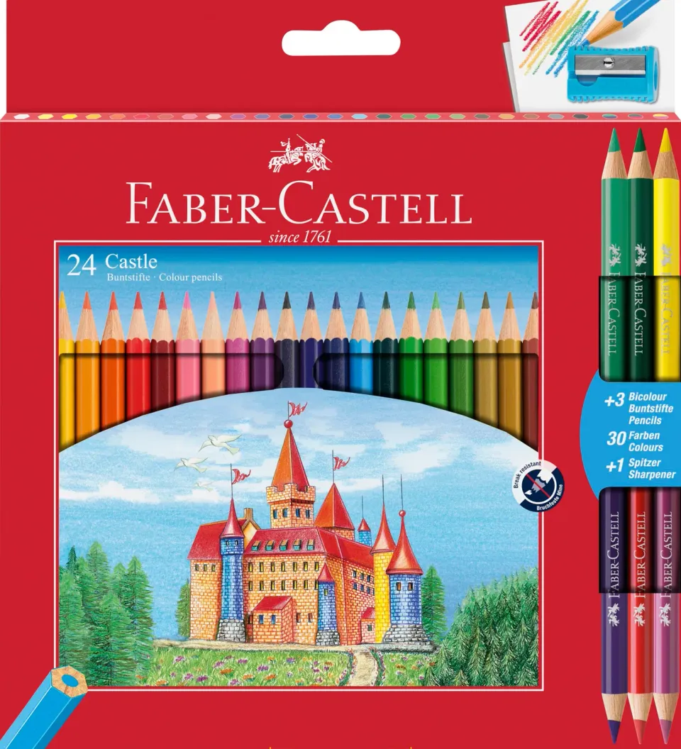 Faber-Castell Classic Colour Buntstifte Set sechskant