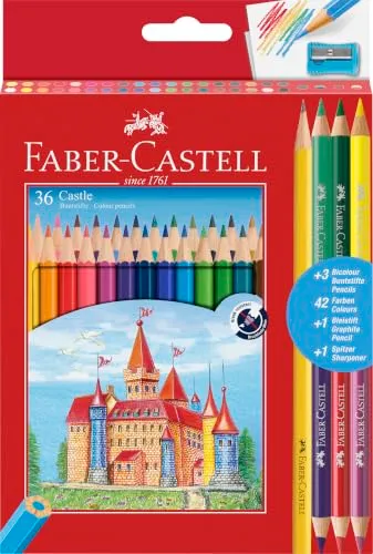 Faber-Castell Classic Colour Buntstifte Set sechskant