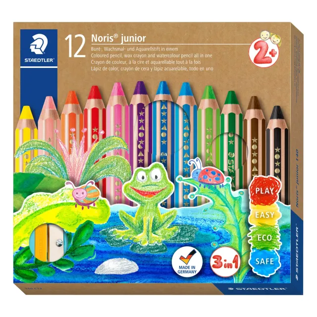 STAEDTLER Noris junior 140 Buntstifte 3in1 dick