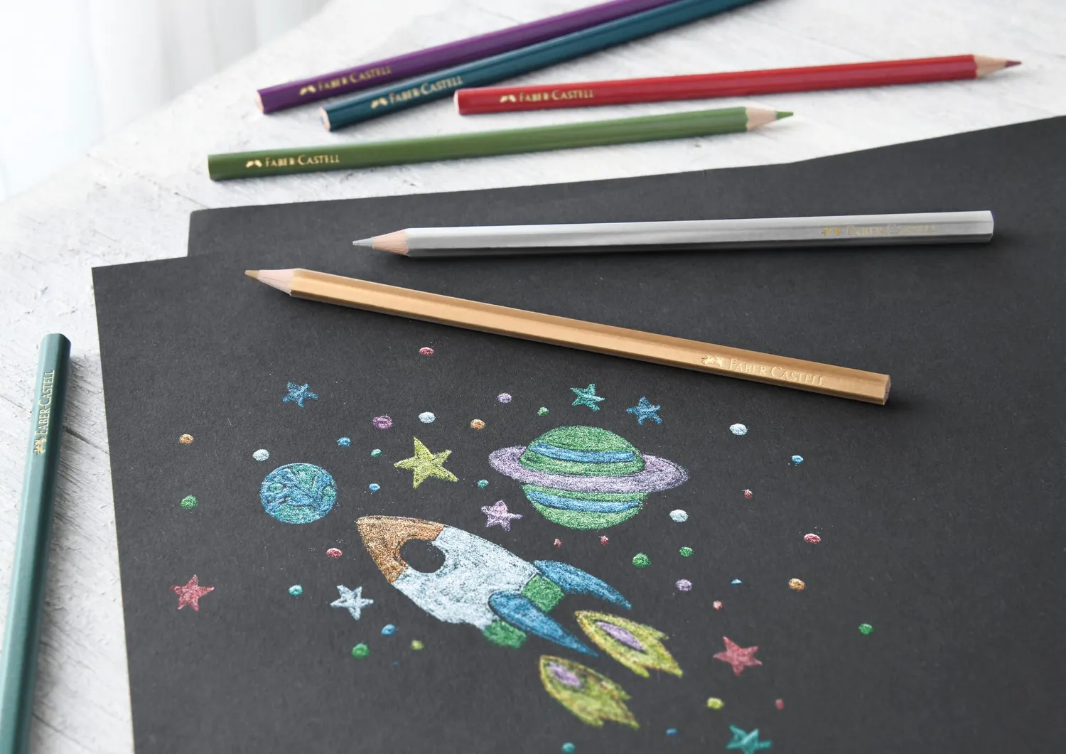 Faber-Castell Basic & Metallic Buntstifte-Set 22-teilig