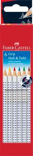 Faber-Castell Grip Heft & Tafel Buntstifte