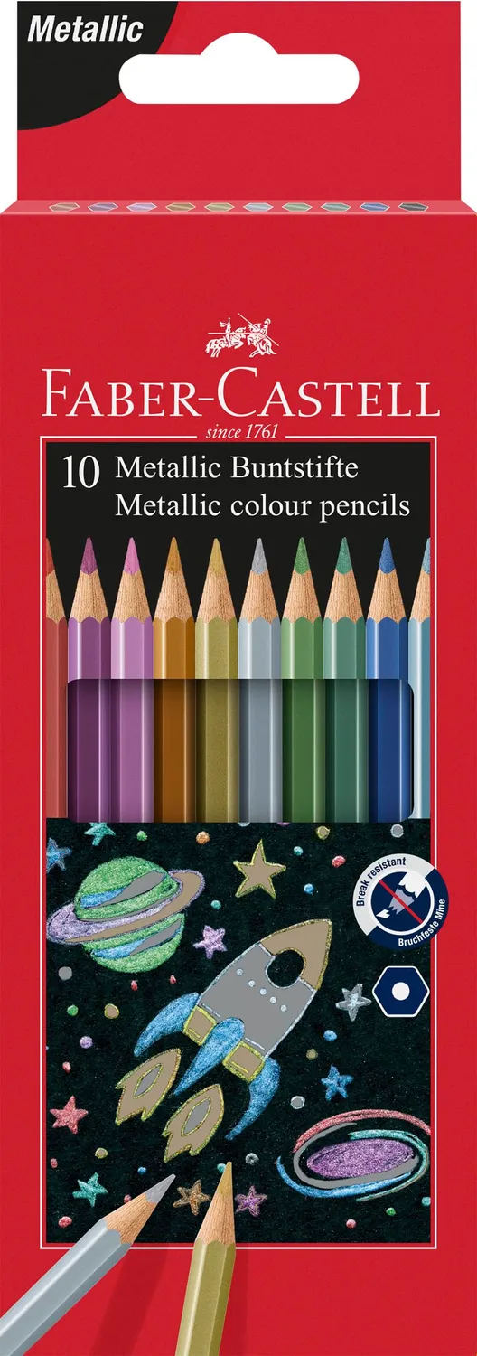 Faber-Castell Basic & Metallic Buntstifte-Set 22-teilig