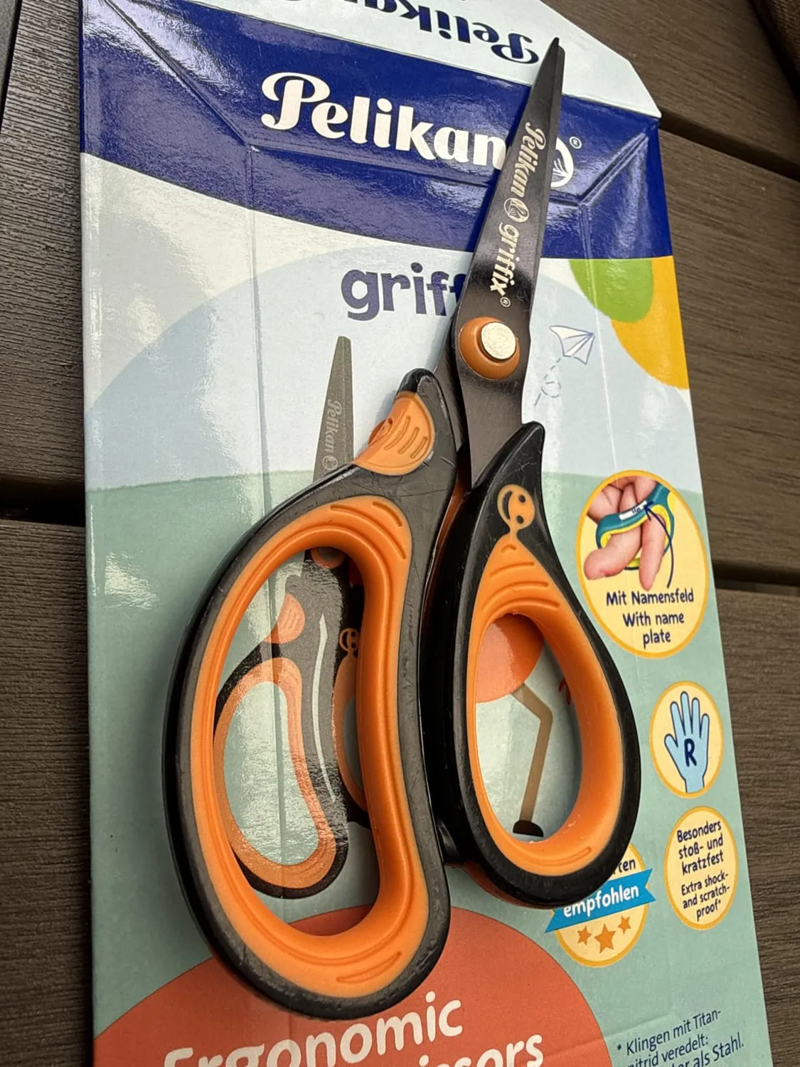 Pelikan griffix Schulschere spitz Rechtshänder