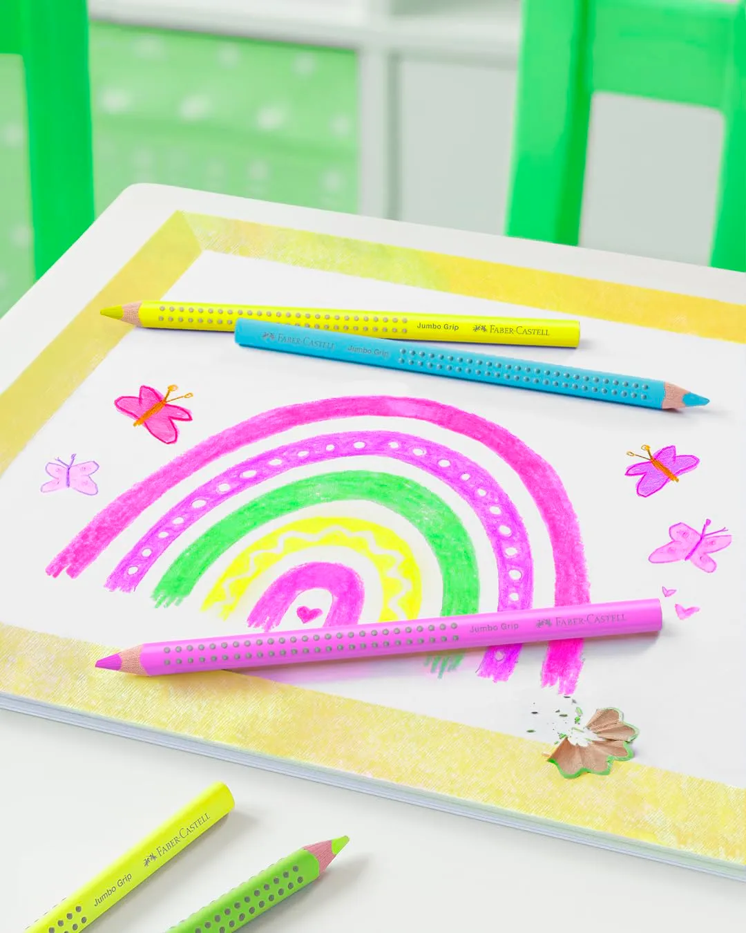 Faber-Castell Jumbo Grip Buntstifte Dreikant deckend