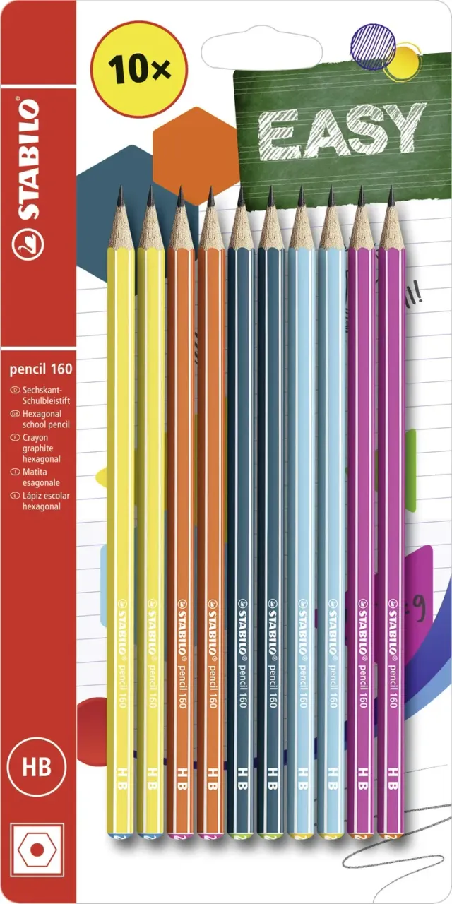 STABILO pencil 160 Bleistift HB sechskant
