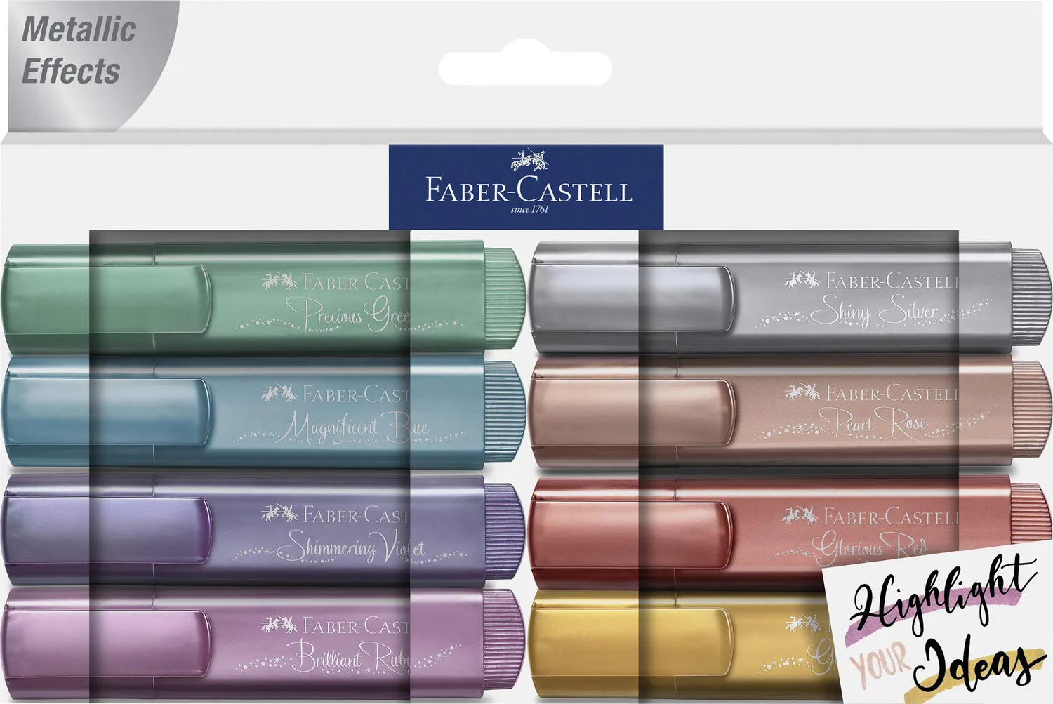 Faber-Castell 1546 Textmarker wischfest